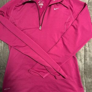 Nike Fuchsia Dri-FIT Athletic Pullover